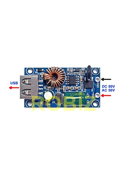 80v To 5v 2a Usb Soket Güç Kaynağı Voltaj Düşürücü Güneş Enerjisi Elektrikli Bisiklet Araba Power M