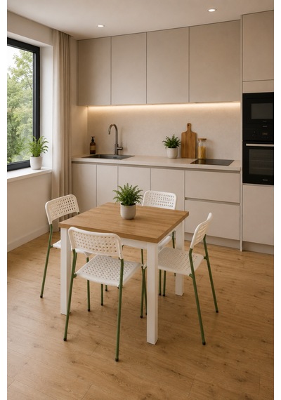 4'lü Mutfak Seti Mutfak Masa Ve Sandalye Seti Balkon Masası Cafe Seti, 5'li Bistro Masa & Sandalye Takımı Çam/beyaz-by 4'lü Mutfak Seti Mutfak Masa Ve Sandalye Seti Balkon Masası Cafe Seti, 5'li Bistro Masa & Sandalye Takımı Çam/beyaz-by