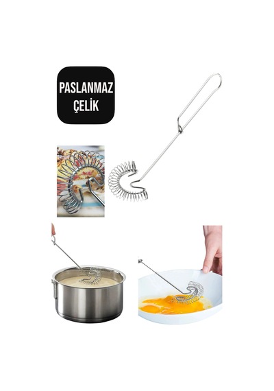 Paslanmaz Çelik Pratik Yumurta Çırpıcı Paslanmaz Çelik Çırpıcı Metal Diğer