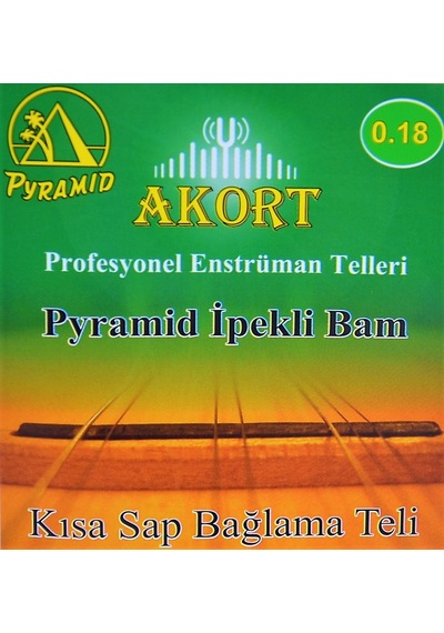 Akort 0.18 Pyramid Kısa Sap Bağlamateli - Saz Teli
