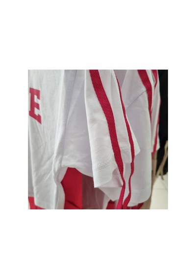 Uğur Bebe Crop T-shirt Kargo Cep Paraşüt Pantolon Takım Beli Paçası Ayarlamalı Pantolon Crop İp Detaylı Beyaz Beyaz Uğur Bebe Crop T-shirt Kargo Cep Paraşüt Pantolon Takım Beli Paçası Ayarlamalı Pantolon Crop İp Detaylı Beyaz Beyaz