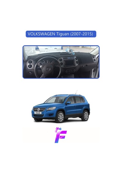 Volkswagen Tiguan 2007-2015 Uyumlu Torpido Örtüsü Yansıma Önleyici Hızlı Ve Kolay Montaj L11 Torpido Halısı