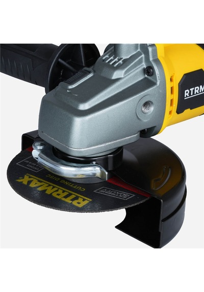 Kömürsüz Akülü Avuç Taşlama 115mm 18v 10.000rpm 2x4.0 Ah Plus Akü Hızlı Şarj Rtrmax X-lıon - Rtx3060