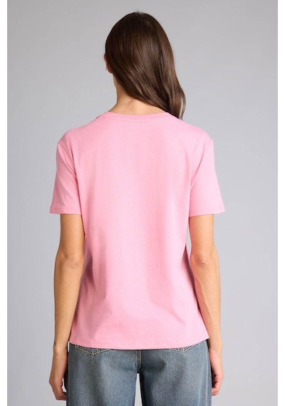 Defacto Regular Fıt Basıc Penye Tişört W9584az26sppn161 Pembe-pn161