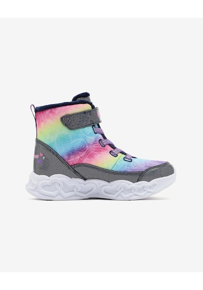 Skechers Infınıte Heart Lıghts Büyük Kız Çocuk Lacivert Işıklı Bot 303054l Nvmt Lacivert