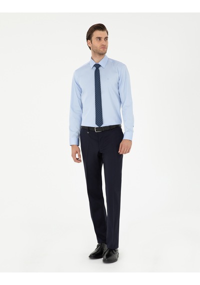 Pierre Cardin Erkek Koyu Mavi Gömlek Basic 50292520-vr032 Koyu Mavi