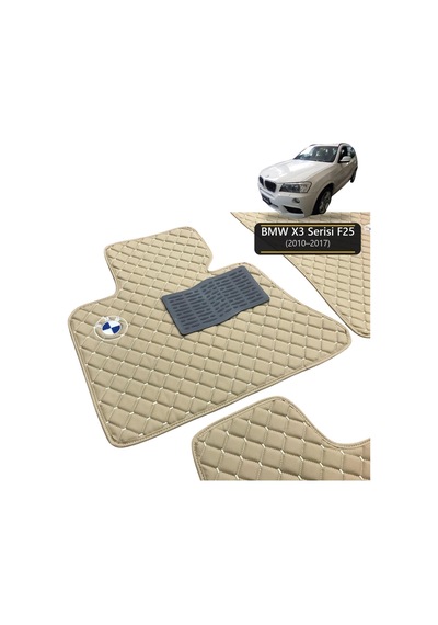 Oto Halı Paspas Bmw X3 Serisi F25 2010-2017 Uyumlu M M Teknik Sport Kaymaz & Şık Tasarım