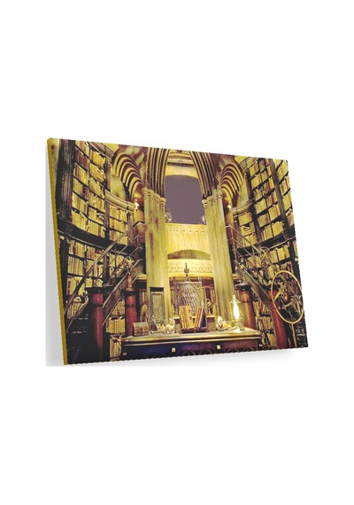 Cakasepetim Harry Potter Kütüphane Gizli Çömlekçi Cadı Ahşap Mdf Tablo