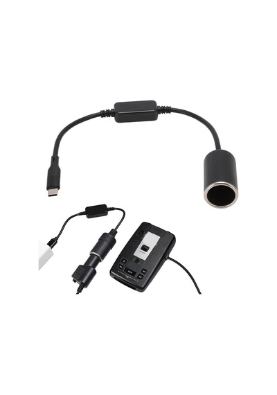 Type C To Çakmak Adaptörü, 5v -12v Araba Cihazları İçin Güç Kaynağı Çok Renkli