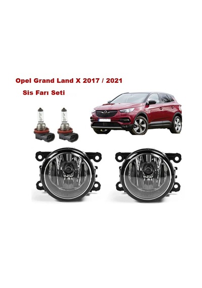 Opel Grandland X 2017-2021 Sis Farı Seti 8200074008