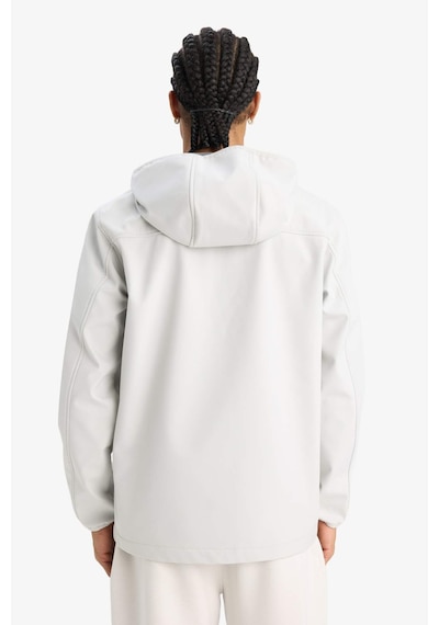 Defacto Rüzgar Geçirmez Su İtici Softshell Yağmurluk A2122AX24AU Gri