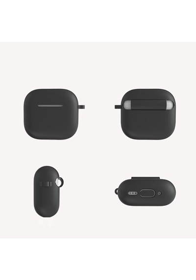 Apple Uyumlu AirPods 4 Kılıfı Silikon Kılıf Şarj Bölümü Tıpalı Soft Yumuşak Kablosuz Şarj Destekli K Lavanta