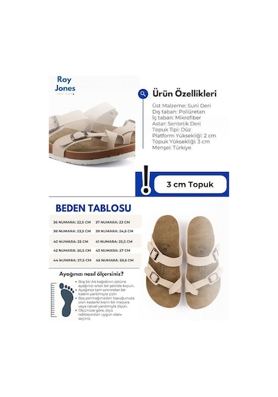 Roy Jones 7010 Sunnystride Unisex Haki Günlük Terlik Haki