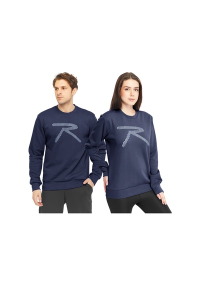 Unisex Sweatshirt Saturo Lacivert Lacivert