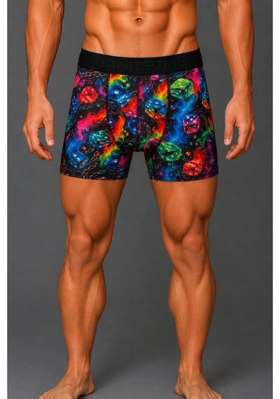 Brem Handsome Zar Desenli Erkek Boxer Çok Renkli