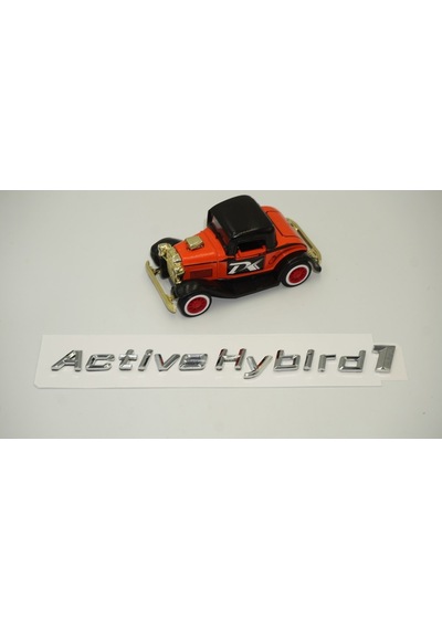 Bmw Active Hybrid1 Bagaj Krom Metal 3M 3D Yazı Logo