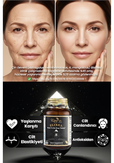 Kiperin Elixea Takviye Edici Gıda 60 Kapsül