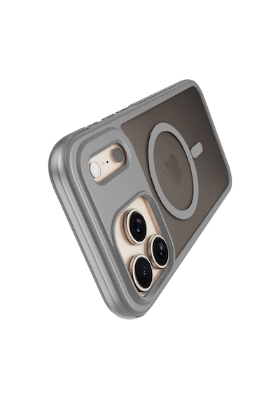 Buff Apple Uyumlu iPhone 17 Pro Max Magsafe Air Bumper Kılıf Gri