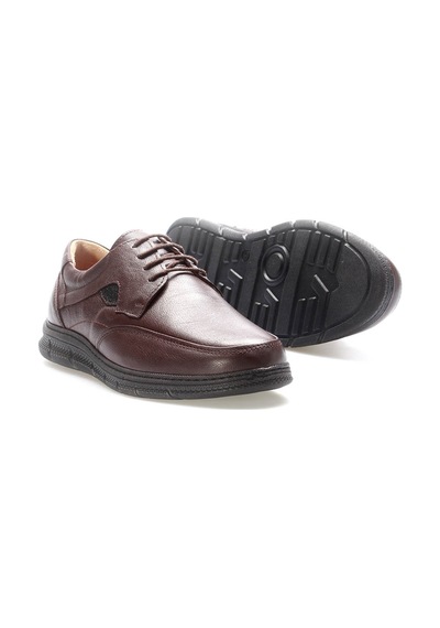 Fast Step Hakiki Deri Erkek Casual Ayakkabı 951maf2507 Kahve Kahverengi