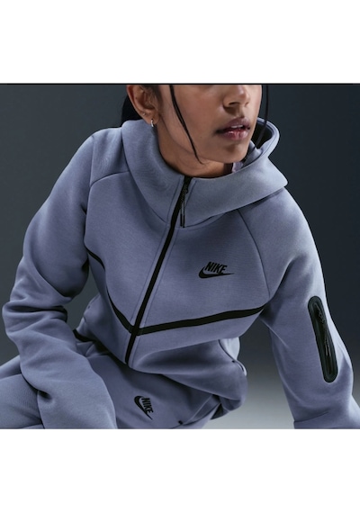 Sportswear Tech Fleece Windrunner Full-zip Hooded Kadın Ceket Mavi