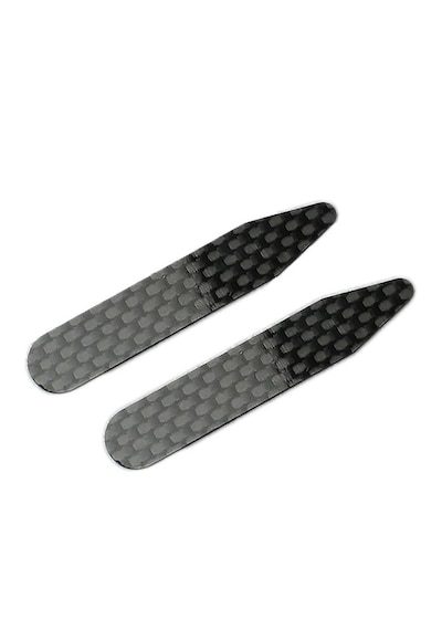 Omark Cotton Siyah Yaka Baleni 5,5 Cm Siyah