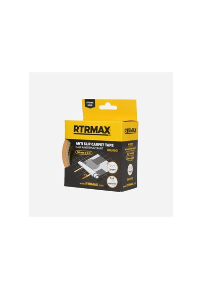 Çift Taraflı Bez Halı Bandı 50 Mm 5 Mt. Rtrmax - Rnu0901 18 x 50 MM