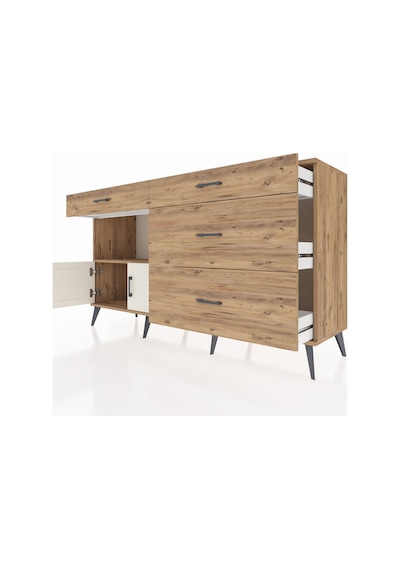 Hyperion Konsol Tek Raflı 4 Çekmeceli 2 Kapaklı 176x44x99 Çam-ayt Çam-aytaşı/çam Hyperion Konsol Tek Raflı 4 Çekmeceli 2 Kapaklı 176x44x99 Çam-ayt Çam-aytaşı/çam