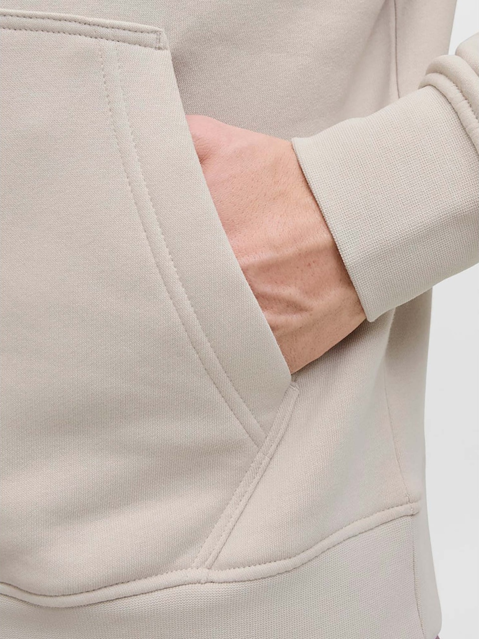 Jack & Jones Soho Erkek Krem Sweatshirt 12278789-mbm Krem
