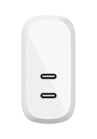 Çift 20w Usb-c Pd Duvar Şarj Cihazı 40w