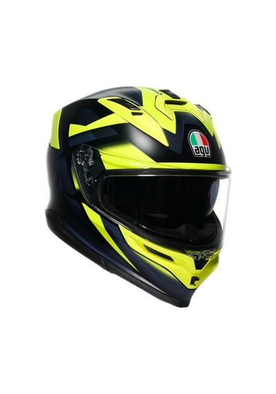 Agv K7 Mplk Glimpse Motosiklet Kaskı Mat Siyah - Neon Sarı