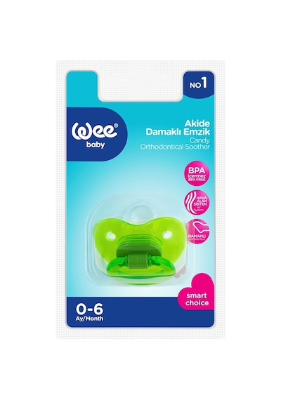 4 Adet Wee Baby Akide Damaklı Emzik No:1