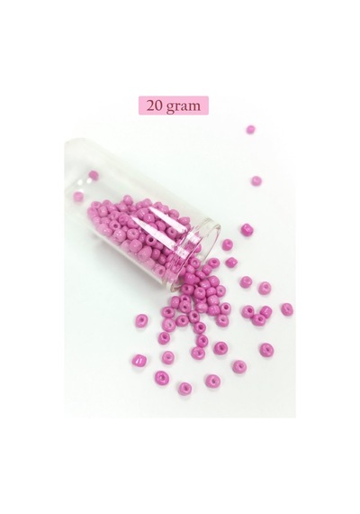 Dökme Cam Kum Boncuk Büyük Boy 6/0 4 Mm - 4 Renk - Toplam 80 Gram - Bnc410 Diğer