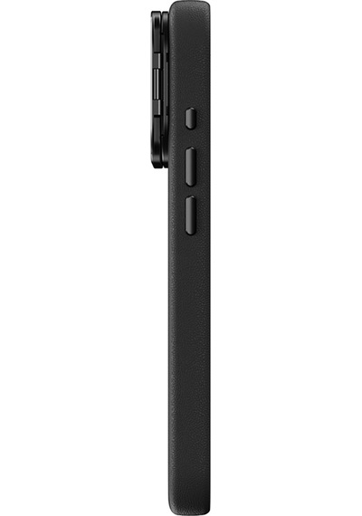Apple Uyumlu iPhone 17 Pro Max Kılıf M-safe Şarj Özellikli Standlı Amazingthing Glamour Mag Serisi Pu Kapak Siyah Siyah
