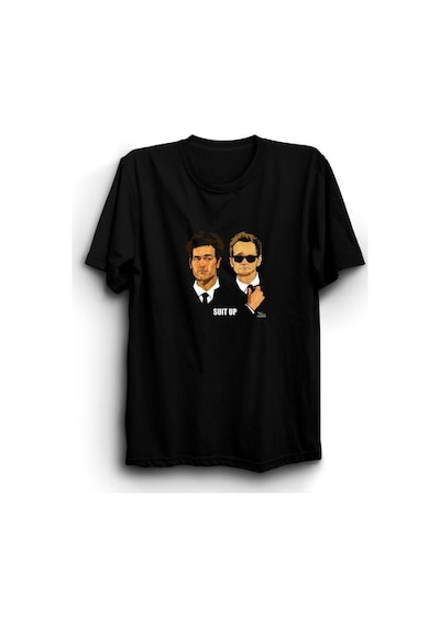 How I Met Your Mother Baskılı Tshirt SIYAH