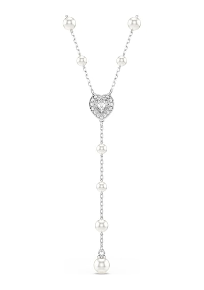 5720855 Swarovski Kolye Ss25 Capsule:necklace Prl T Cry/rhs Metal
