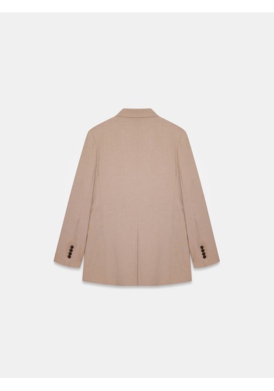 Dilvin 60798 Blazer Ceket-koyu Vizon
