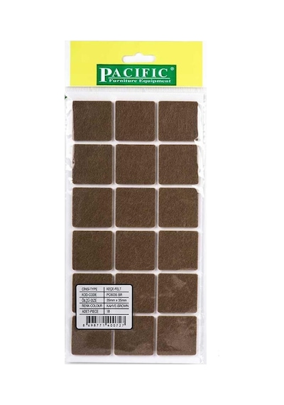 Pacific Zemin Koruyucu Yapışkan Kare Keçe 35 mm x 35 mm