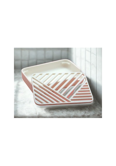 Buççin Online Mağaza Sabunluk - Beyaz Katı Sabun Yeri 120 Mm X 85 Mm Plastik Beyaz Çok Renkli
