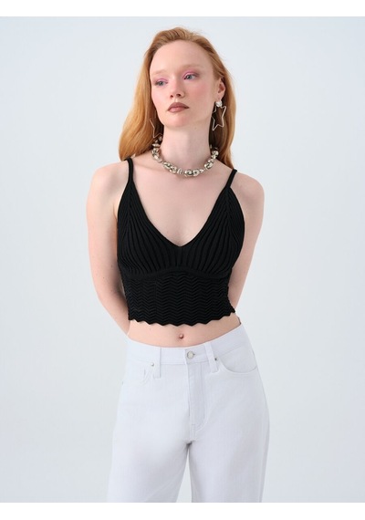 LOFT Slim Fit Kadın Bluz K.kol Lf2040228 Q1.v1 Siyah