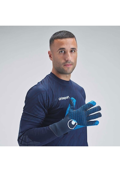 Lacivert - Mavi - Beyaz Uhlsport Futbol Kaleci Eldiveni Fm Aquagrip Hn 101138501 Lacivert