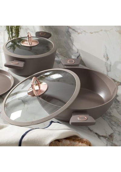 Berlınger Haus Sahara Derin Tencere 22 Cm Taupe 12v