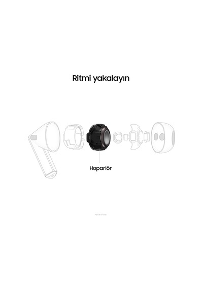Samsung Uyumlu Galaxy Buds3, Gümüş, Kablosuz Bluetooth Kulak İçi Kulaklık, Adaptif Eq/anc Aktif Gürültü Engelleme , Hi-fi Ses, Genel