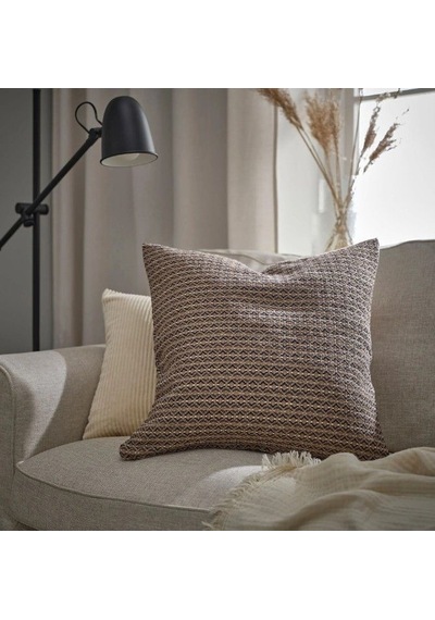 Ikea Morotsmott Yastık Kılıfı 50 X 50 Cm Gri - Bej