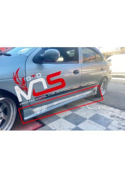 Renault Megane 1 Custom Marşpiyel Sağ Sol Takım Fiberglass Boyasız