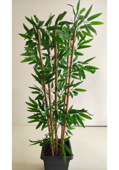 Rüzgar Yapay Çiçekçilik 110 Cm 5 Li Bambu Ağacı Yeşil