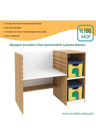 Ayarlanabilir Çalışma Masası %100 Mdf Kaliteyle Tasarlandı