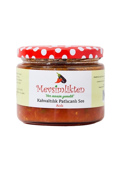 Mevsimlikten Acılı Kahvaltılık Patlıcanlı Sos 310g - 3 Adet Tarı
