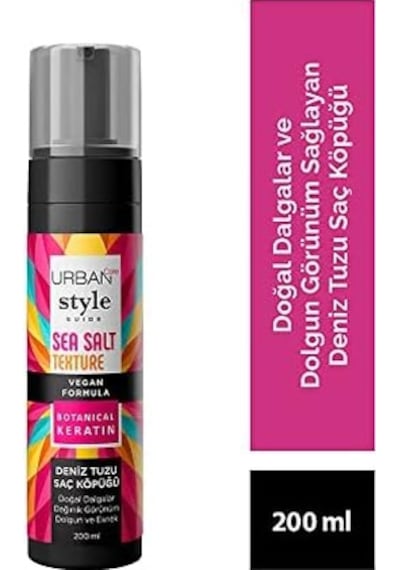 Style Guide Deniz Tuzu Doğal Dalga Sağlayan Şekillendirici Saç Köpüğü 200 Ml- Vegan