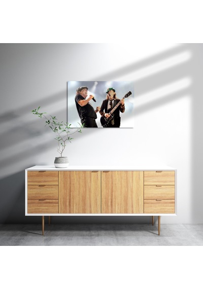 Cakasepetim Acdc Angus Ve Malcolm Ahşap Mdf Tablo