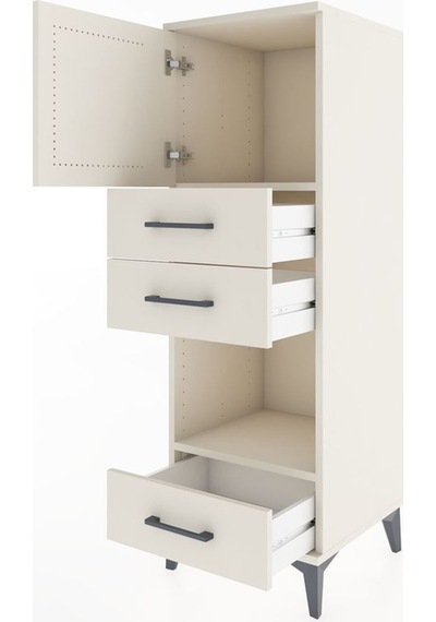 Hyperion Dolap 2 Raflı 3 Çekmeceli Tek Kapaklı 44x44x134 Aytaşı-aytaşı Aytası Hyperion Dolap 2 Raflı 3 Çekmeceli Tek Kapaklı 44x44x134 Aytaşı-aytaşı Aytası